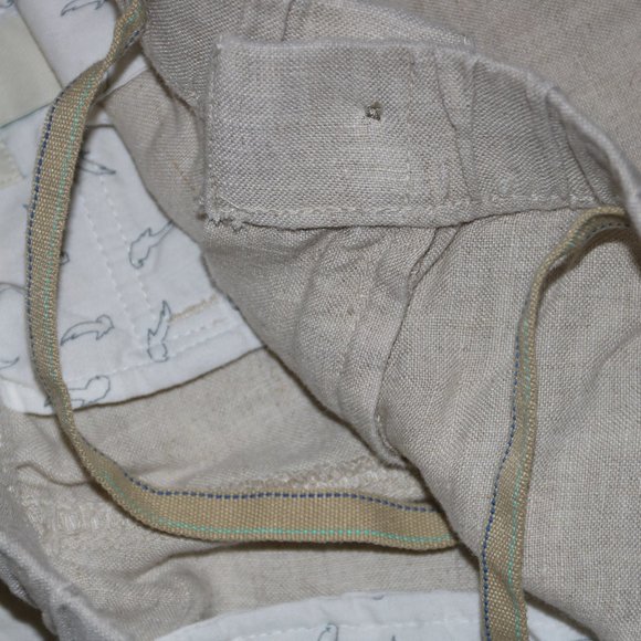 Caribbean Cargo Linen Pants Waist 32x32 Inseam - Picture 7 of 11